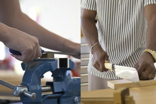 Images du SkillsTruck bois et m&eacute;tal